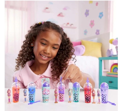 barbie jcr22 păpușă surpriză "mini barbieland pop reveal" bubble-tees