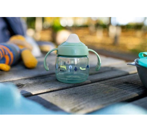 tommee tippee tt0387 cana cu cioc moale "sippee" roz (4 luni+) 190 ml.