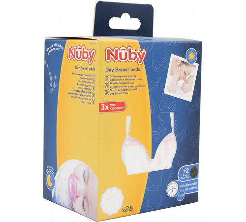 nuby nv0107001 tampoane pentru san (30 buc.) 