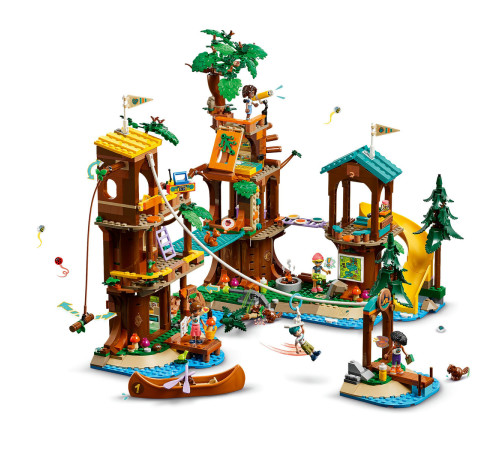 lego friends  42631 constructor "casa din copac din tabara de aventuri" (1128 el.)