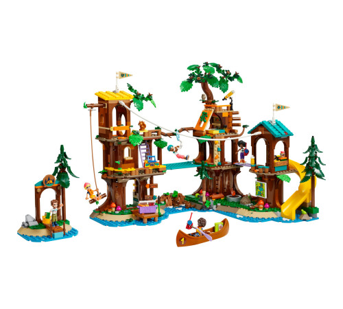 lego friends  42631 constructor "casa din copac din tabara de aventuri" (1128 el.)