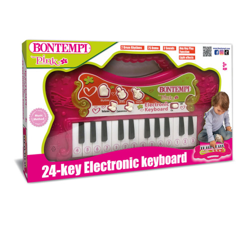 bontempi 122372 mini sintetizator electronic (24 de clape)