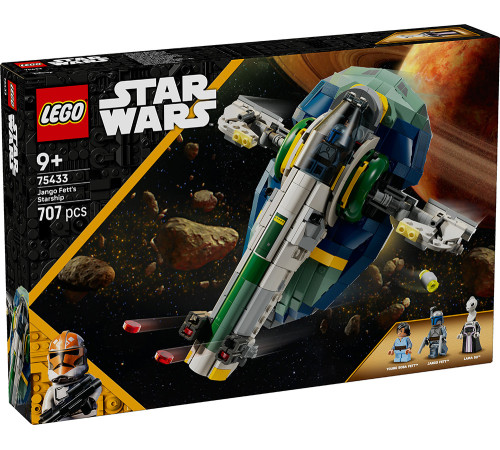  lego star wars 75433 Конструктор "Звездолет Джанго Фетта" (707 дет.)