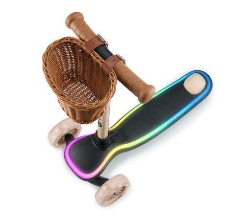 kinderkraft led trotinetă "raket" (bej)