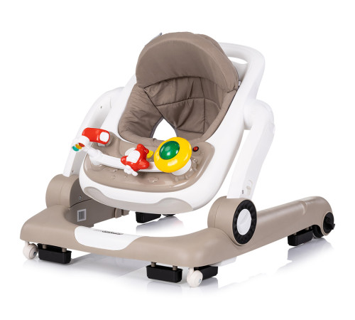 chipolino prle02503be Музыкальные ходунки 4 в 1 "little explorer" (бежевый)