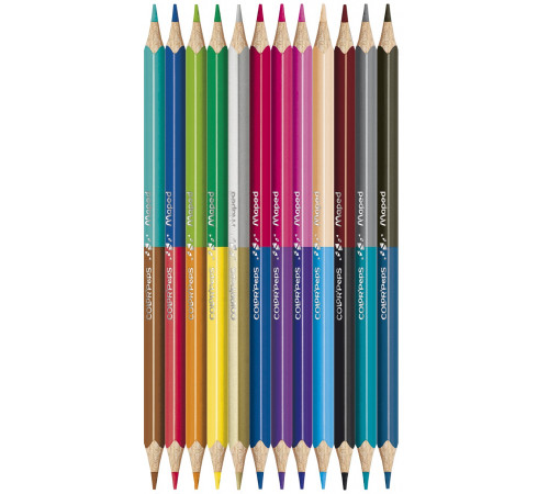 maped mp82960 Карандаши цветные "colorpeps duo" (12 шт./24 цв.)