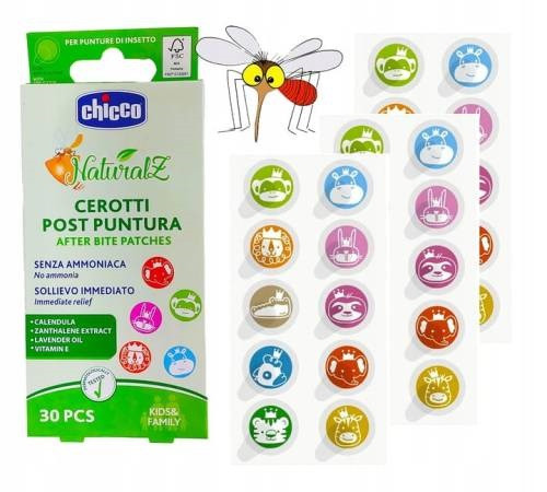  chicco Пластыри после укусов насекомых (30 шт.) 12077