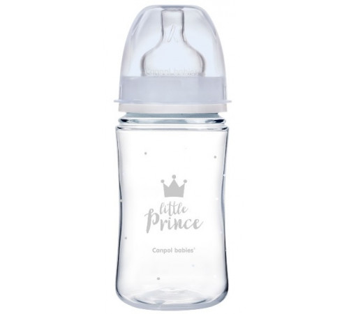 canpol 35/234 biberon cu sistem anti-colik easy start royal baby 240 ml. (3+) 