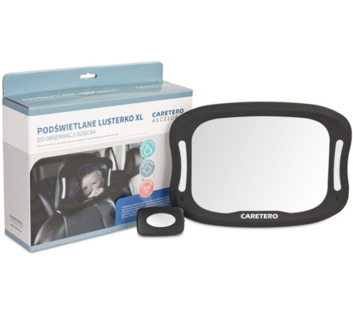 caretero a-1095 oglindă pentru monitorizarea unui copil cu lumină led
