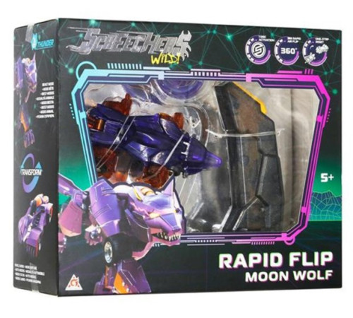  screechers wild ks686103b Набор роботов-трансформеров  "rapid flip moon wolf"