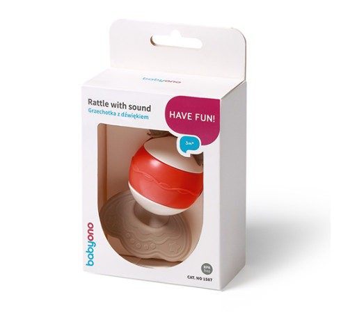babyono-8692 Погремушка с прорезывателем 1637 
