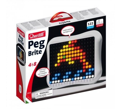 Quercetti 1805 Мозаика со светом "PEG BRITE"  quercetti 1805 Мозаика со светом "peg brite"
