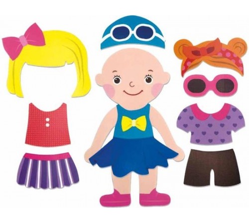 nuby nv08003 Игровой набор для купания "Одень меня" 