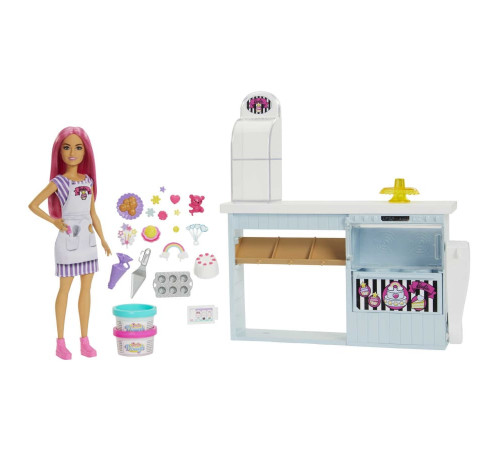 barbie hgb73 set de joc " patiserie"