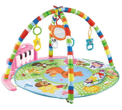 chipolino Музыкальный игровой коврик "Кенгуру" pgrhc02302pi розовый