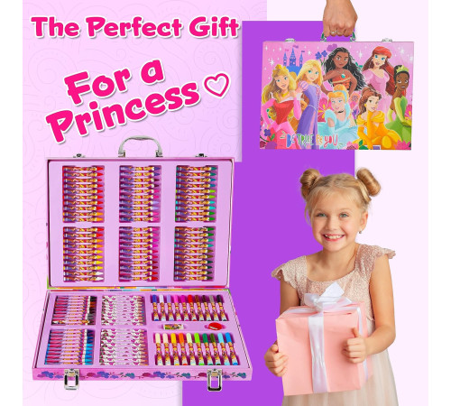 total office pr-1115 Набор для рисования "disney princess" (148 предметов)