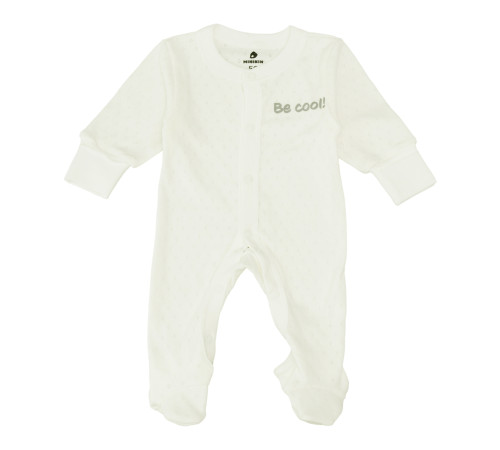 Haine pentru copii in Moldova minikin 25160562 salopetă "frunză ajurata" (m.62) milk