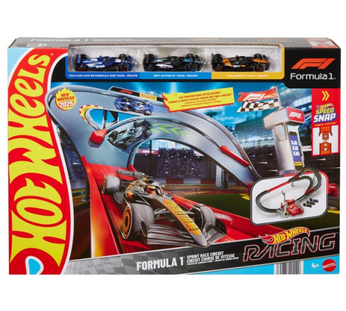 hot wheels jdy15 set de joacă "pistă de curse formula 1"