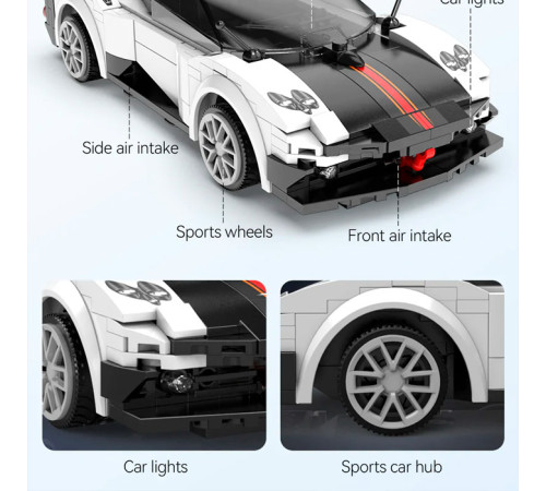 cada c51082w automobil cu radio control "citroen c4 wrc" (&lrm;258 el.)