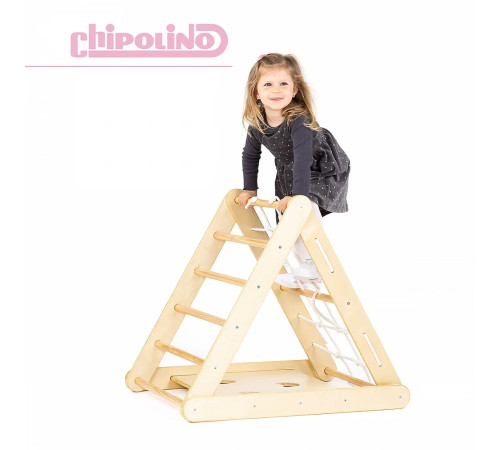 chipolino wtchce02403 Деревянный игровой центр 6 в 1(горка, качели и скалодром)