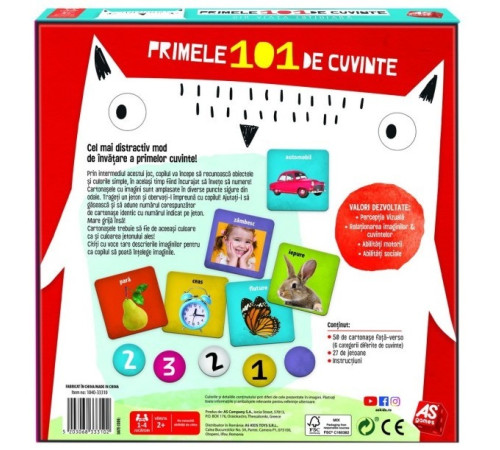 as kids 1040-33310 joc "primele 101 de cuvinte" (ro)