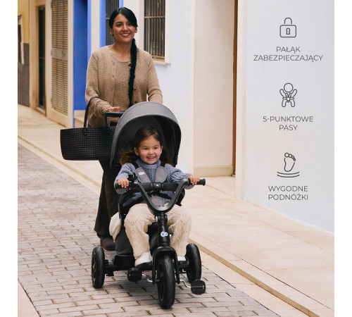 kinderkraft Трицикл easytwist бежевый