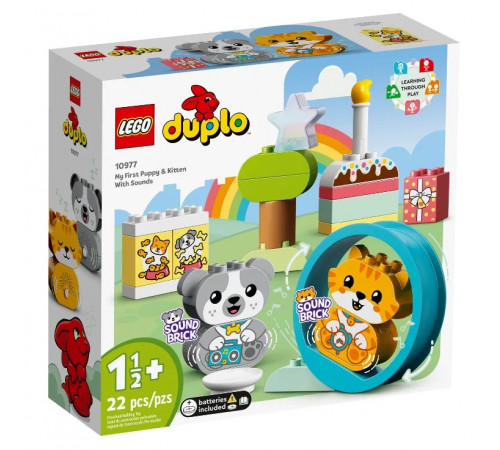 Jucării pentru Copii - Magazin Online de Jucării ieftine in Chisinau Baby-Boom in Moldova lego duplo 10977 constructor "primul meu cățel și pisoi cu sunete" (22 el.)