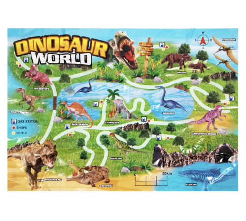 Jucării pentru Copii - Magazin Online de Jucării ieftine in Chisinau Baby-Boom in Moldova icom ge021034 set de dinozauri  