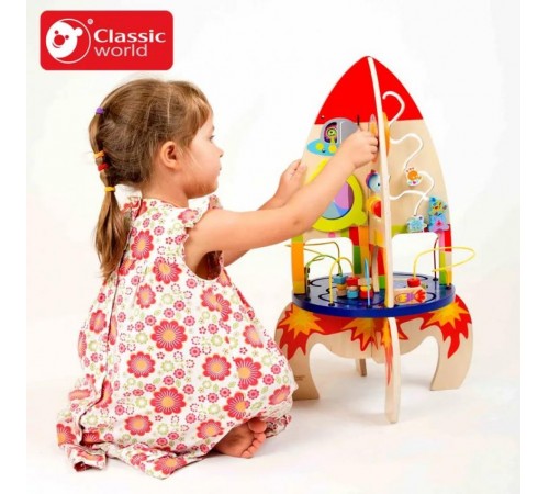 classic world 4121 Развивающая игрушка "Ракета"