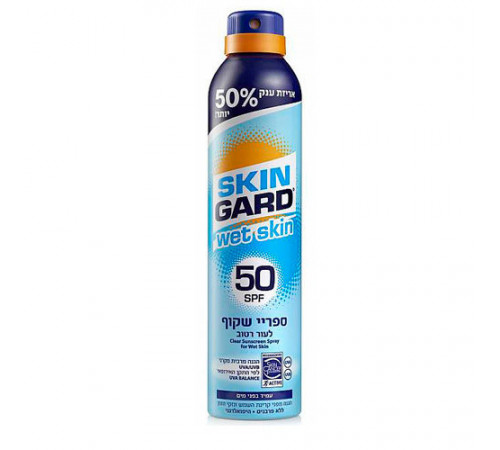 careline skin gard Увлажняющий прозрачный спрей wet skin spf50 (300 мл.) 964718