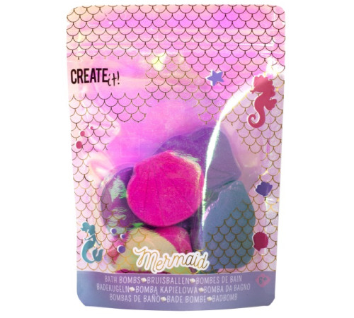 Jucării pentru Copii - Magazin Online de Jucării ieftine in Chisinau Baby-Boom in Moldova Create it 84623 Mini bombe de baie "Mermaid"  Jucării pentru Copii - Magazin Online de Jucării ieftine in Chisinau Baby-Boom in Moldova create it 84623 mini bombe de baie "mermaid"