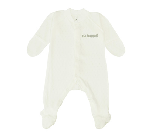  minikin 25120562 salopetă "frunză ajurata" (m.62) milk