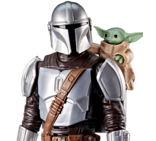 star wars g2842 figurină interactivă "the mandalorian & grogu bounty blaster" (27,9 cm)