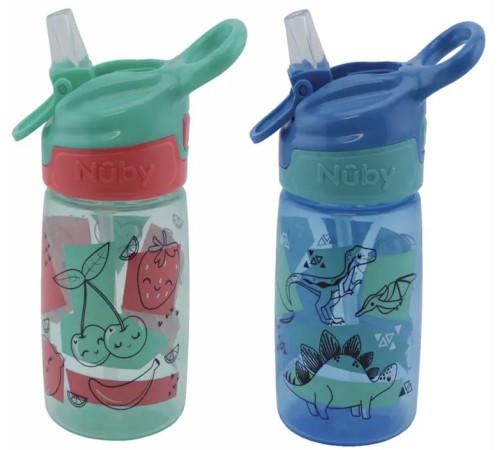 Питание и аксесcуары в Молдове nuby nv04029 Поильник с трубочкой pp flip-it reflex 360мл. (24м+) в асс.