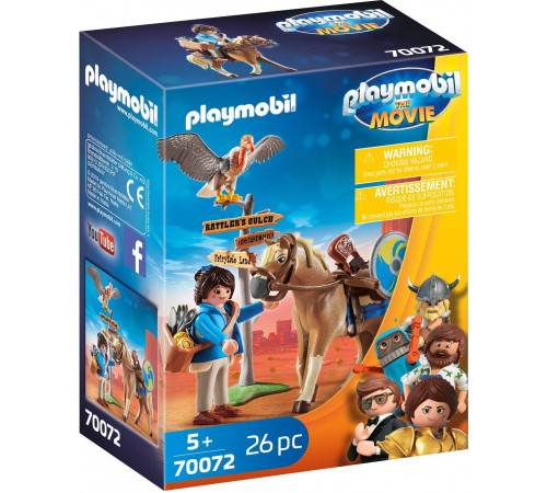 Детский магазин в Кишиневе в Молдове playmobil 70072 Конструктор "Марла с лошадью" (26 дет.)