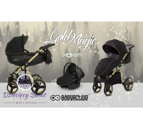 babyactive Коляска 2в1 mommy gold magic 14