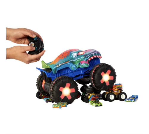 hot wheels jbd90 Машина monster trucks Мега-Рекс на дистанционном управлении