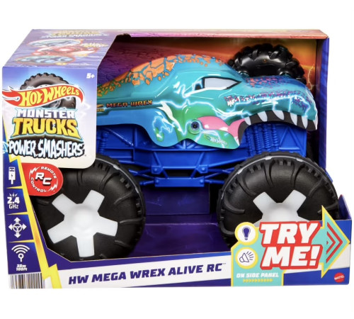 hot wheels jbd90 Машина monster trucks Мега-Рекс на дистанционном управлении