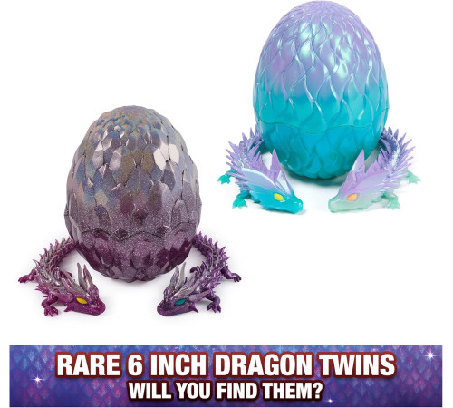 spin master 6073428 jucarie surpiza "crystalyx dragon" (30 cm) 