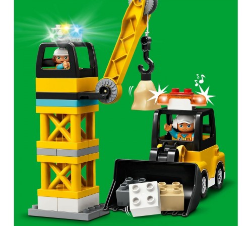 lego duplo 10933 constructor "macara turn la un șantier" (123 el.)