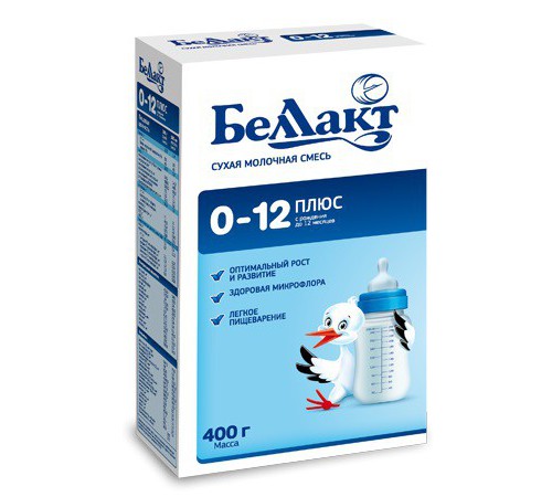 lapte praf Беллакт plus (0-12 luni) 400 gr.