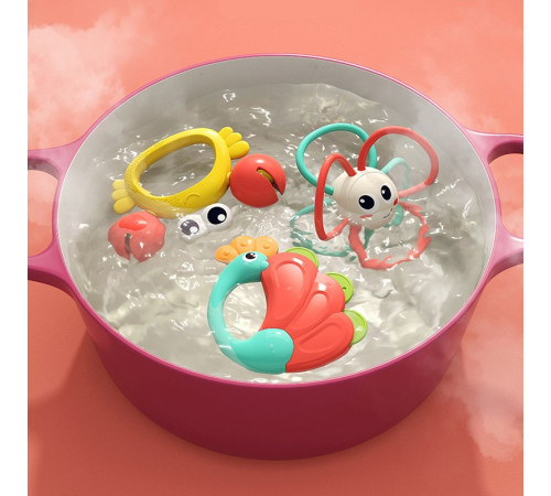 hola toys 318b-3 Погремушка "Краб"