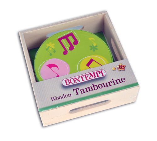 bontempi 561010 Деревянный бубен (в асс.)