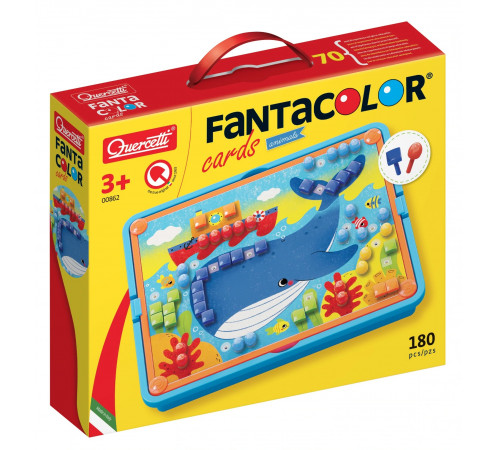 Quercetti 862 Mozaic "Fantacolor Cards Animals"  quercetti 862 mozaic "fantacolor cards animals"