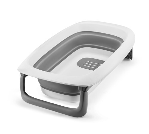 kinderkraft Пеленальный столик с ванной bubbly серый