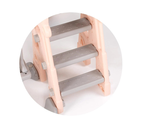 chipolino slset02407pi tobogan cu leagăn și inel (roz)