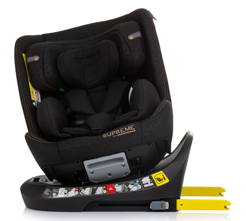 chipolino scaun auto "i-size supreme" stksu02401ob  (40-150 cm.) negru
