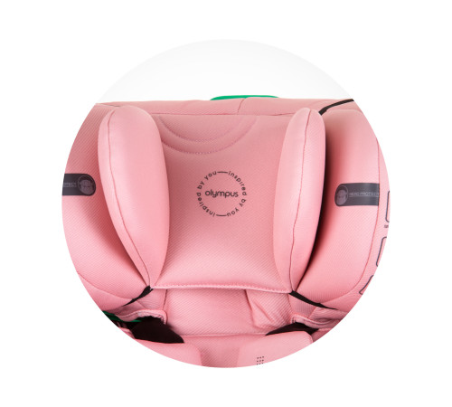 chipolino scaun auto "i-size isofix olimpus" stkol02405fl (40-150 cm) roz