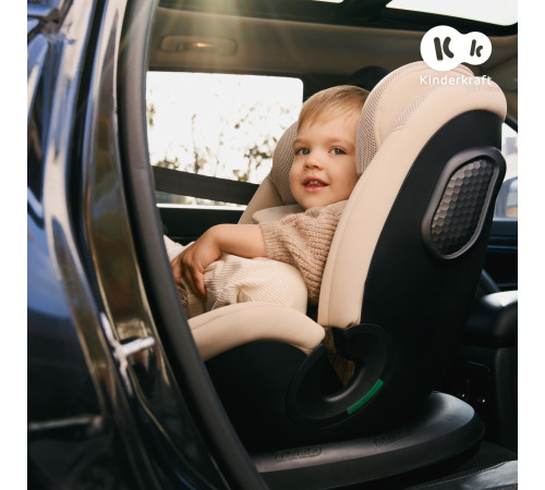 kinderkraft Автокресло xpedition 3 isofix гр. 0+/1/2/3 (0-36 кг.) бежевый