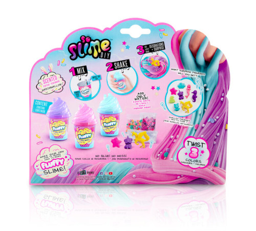 canal toys 101cl set pentru fabricarea slime "fluffy shaker" (3 buc.)